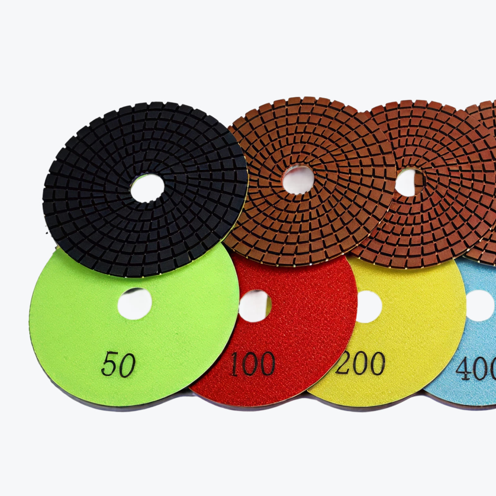 Set čičaka ⌀100mm za poliranje granita na vodu - Image 2