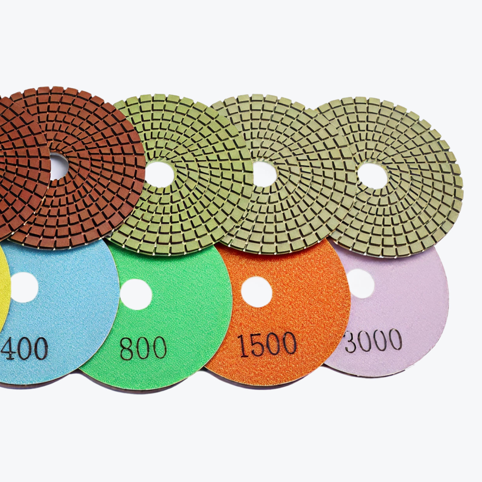 Set čičaka ⌀100mm za poliranje granita na vodu - Image 3